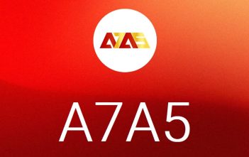 Ruble symbol linked to blockchain nodes representing A7A5 stablecoin