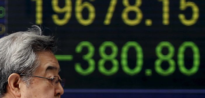 Asian stock market trends amid global financial tensions