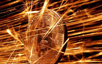 Bitcoin price chart showing surge to $93.8K amid Trump's tariff easing