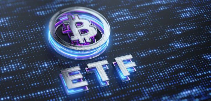 Graph showing inflow into Bitcoin ETFs File