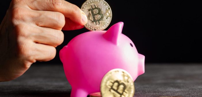 Bitcoin background with Twenty One Capital and Strategy logos