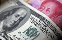 Chinese yuan and U.S. dollar banknotes symbolizing currency diversification