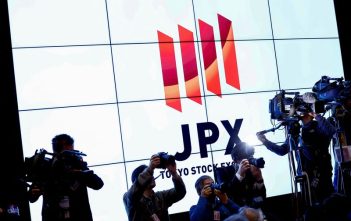 Stock market chart depicting stalled rally amid policy uncertainty