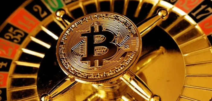 Explosive growth chart showing crypto casino revenue in 2024