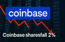 Coinbase stock falls event