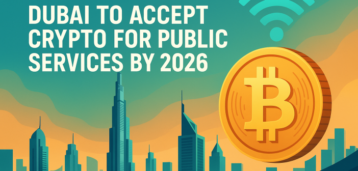 Dubai to Accept Crypto for Public Services on Digital Platform