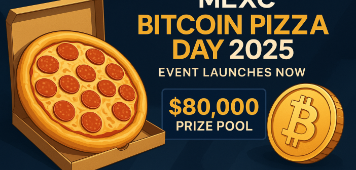 MEXC $80,000 Bitcoin Pizza Day event with users trading futures and claiming prizes