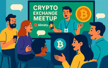 Crypto meetup hosted by exchange team