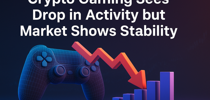 Declining crypto gaming activity in April 2025