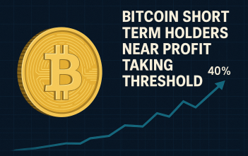 Bitcoin short term holders approach profit zone