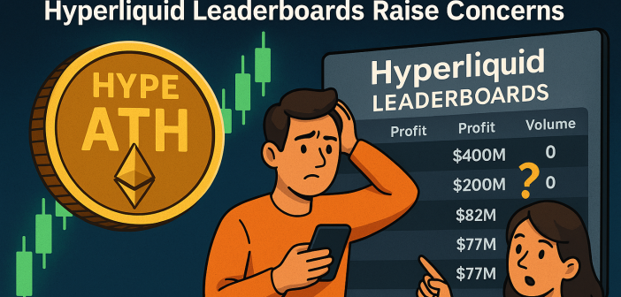 Hyperliquid leaderboards showing fake profits