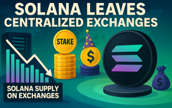 Solana leaves centralized exchanges due to staking and memecoins