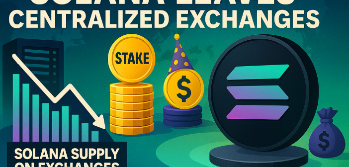 Solana leaves centralized exchanges due to staking and memecoins