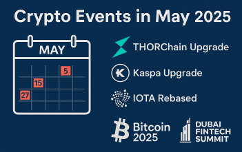 crypto events in May 2025 calendar and conference icons