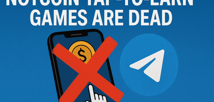 Notcoin co-founders announce end of tap-to-earn games in Telegram