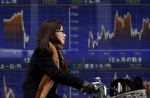 Asian stock market indexes including Hang Seng, KOSPI, and Nikkei 225