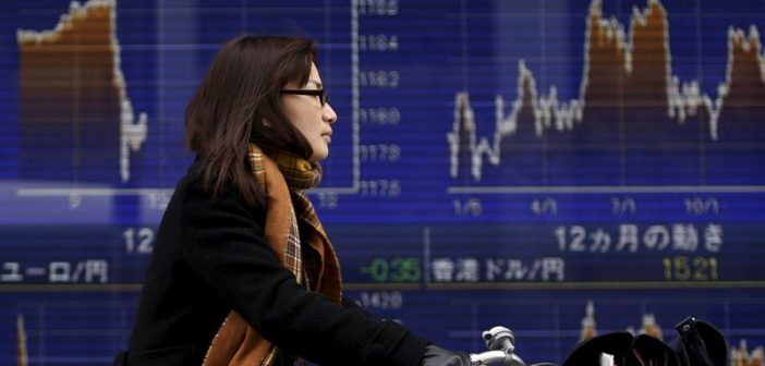 Asian stock market indexes including Hang Seng, KOSPI, and Nikkei 225