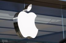 Apple stock chart showing recent decline