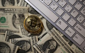 Graph showing Bitcoin price decline to $107,000 amid Trump’s tariff comments