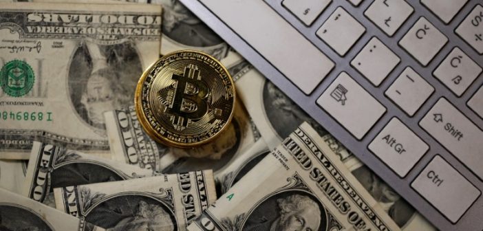 Graph showing Bitcoin price decline to $107,000 amid Trump’s tariff comments