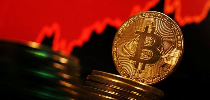 Bitcoin price chart showing bullish trend near $112,000 on May 23, 2025