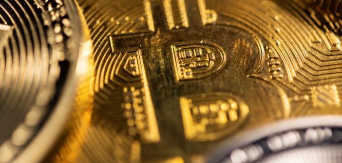 Bitcoin price chart showing surge to $97K