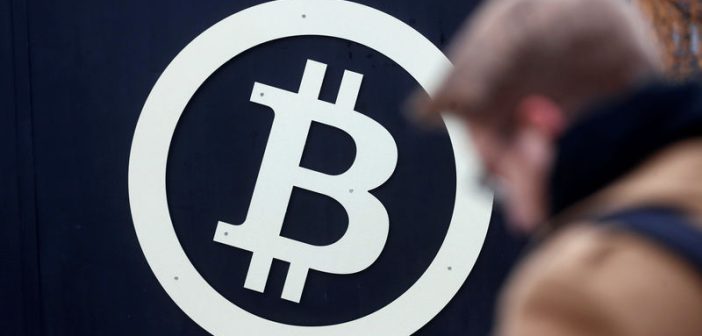 Bitcoin chart showing price rebound near record high