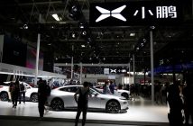 XPeng electric vehicle at a showroom