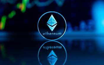 Ethereum logo rising above Coca-Cola and Alibaba market caps