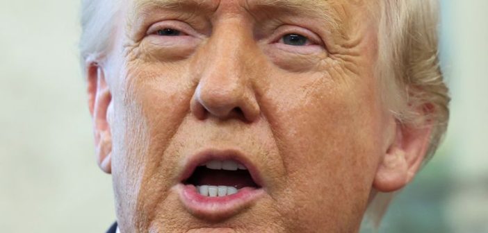 President Trump addressing U.S.-China trade tariffs