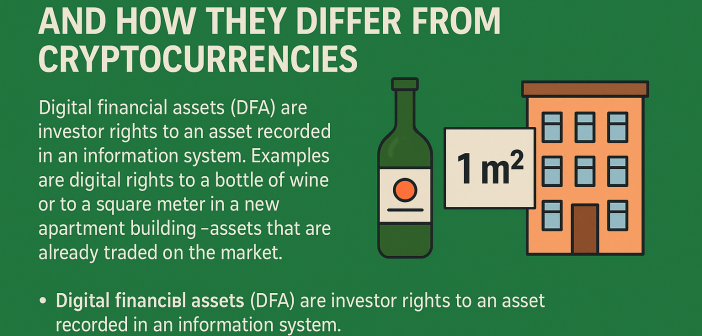 digital financial assets vs cryptocurrencies