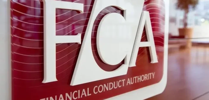 FCA logo with Bitcoin and Ethereum bonds on London Stock Exchange