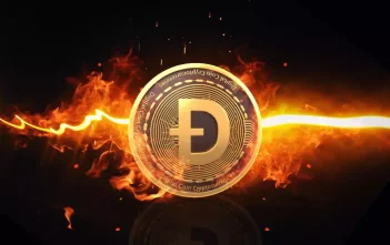 Dogecoin chart showing Fibonacci breakout projection to $2.28