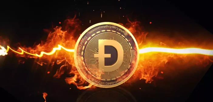 Dogecoin chart showing Fibonacci breakout projection to $2.28