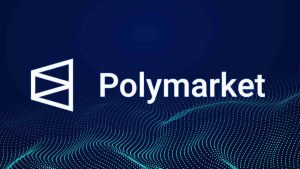 Polymarket and Platform X logos with crypto forecast interface
