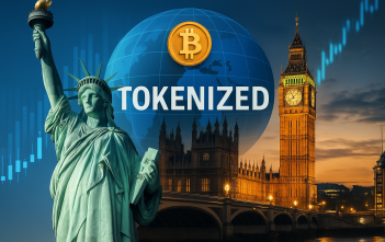 World map highlighting leading countries in real-world asset tokenization in 2025