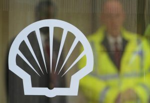 Shell and BP logos with a "No Deal" sign indicating denial of acquisition talks