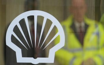 Shell and BP logos with a "No Deal" sign indicating denial of acquisition talks