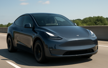 Tesla’s Q2 Deliveries Expected This Week Amid Autonomous Tech Milestone Tesla Model Y on highway during autonomous delivery in Texas